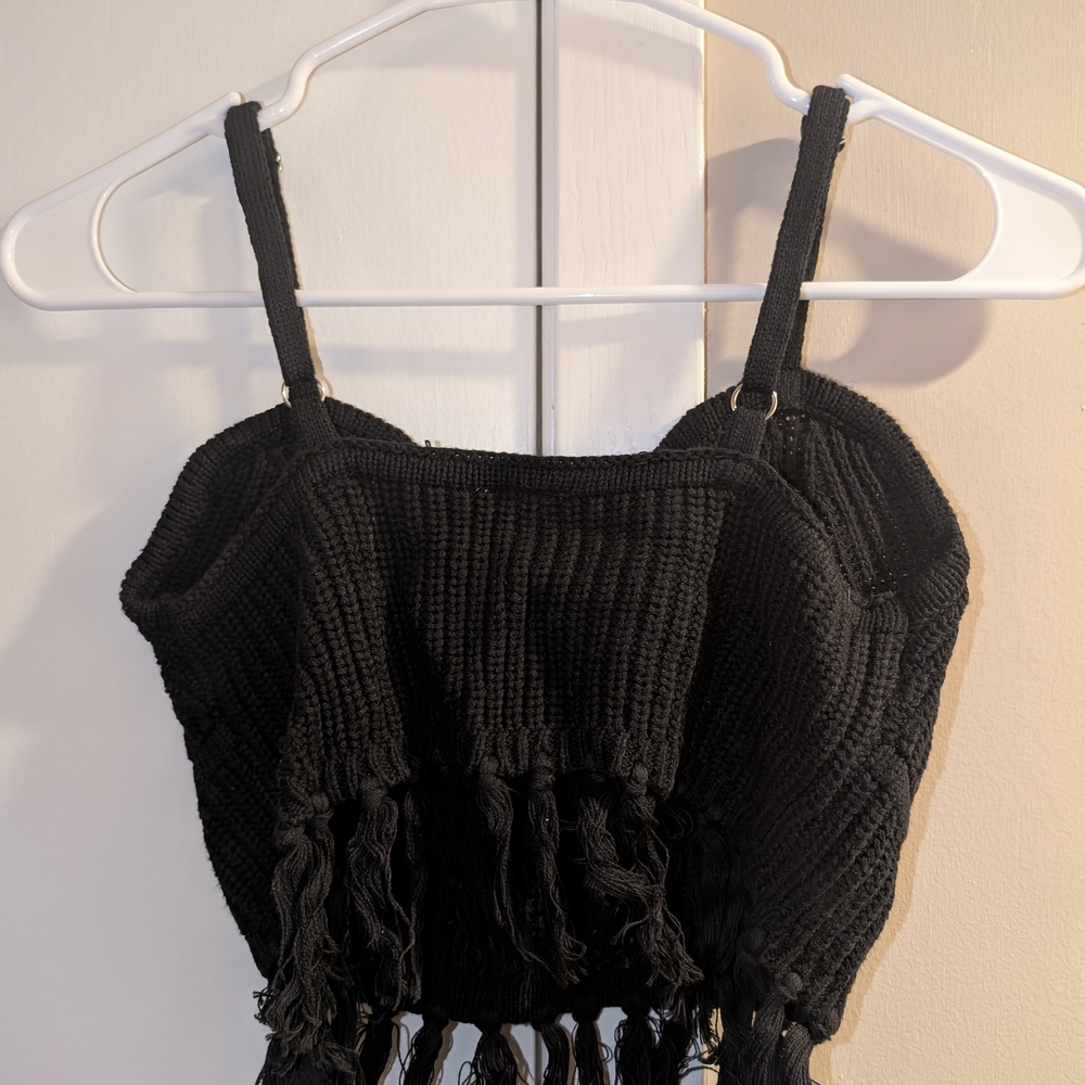 Wild Fable Black Knit Bra Top - Picture 5 of 7